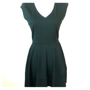 Hunter Green Zip Dress